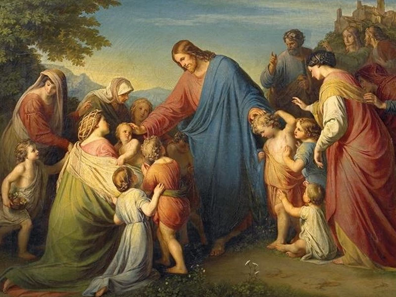 1806-Karl Josef Bernhard von Neher - Lasciate che i bambini vengano a me